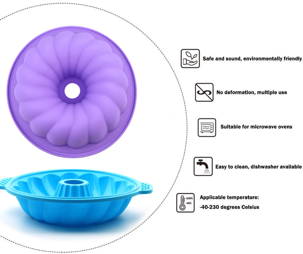 Силиконовая форма для торта формы выпечки печенья помадки конфет силиконовая 3D