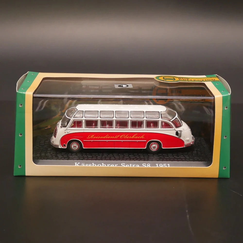

Atlas 1:72 Bus Collection Kassbohrer setra s8 1951 Diecast Model Car