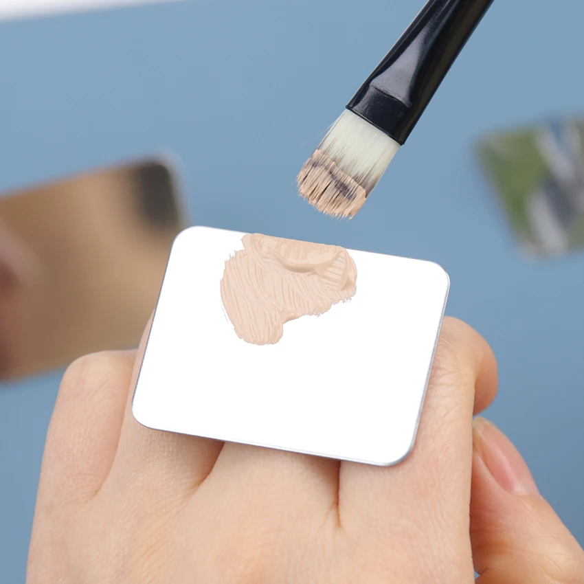 1 шт. Женская Палитра Косметическая смесь пластина из нержавеющей стали