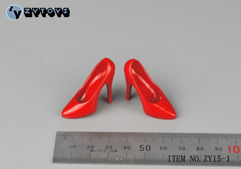 

1:6 Scale Ladies Fashion High Heeled Shoes Model Toys Fit 12" Female Action Figure Body Accessory