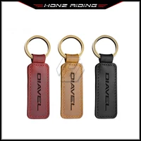 for ducati x diavel s 1260 key motorcycle cowhide keychain key ring