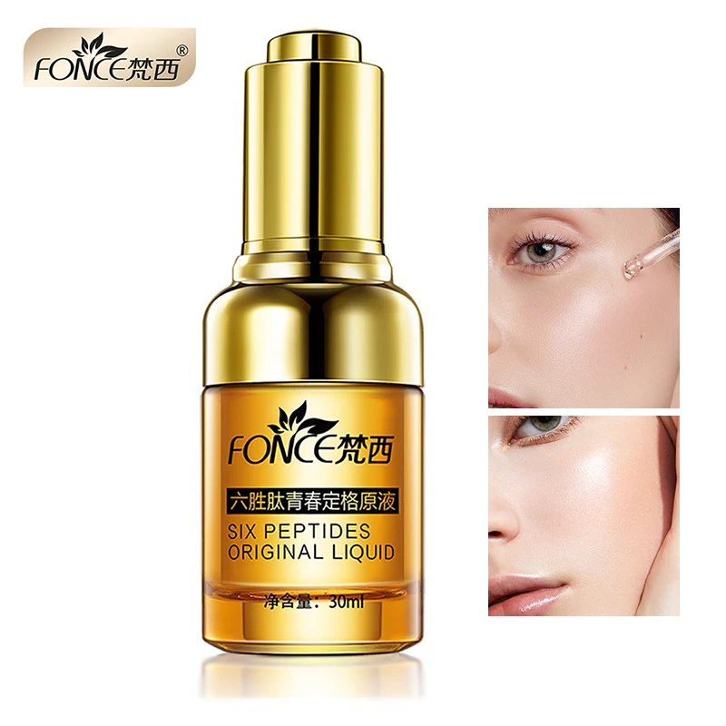 

Fonce Six Peptide Youth Essence 30ml Anti-Aging Skin Care Serum Face Wrinkle Fades Fine Lines Spot Dullness Brighten Stretch