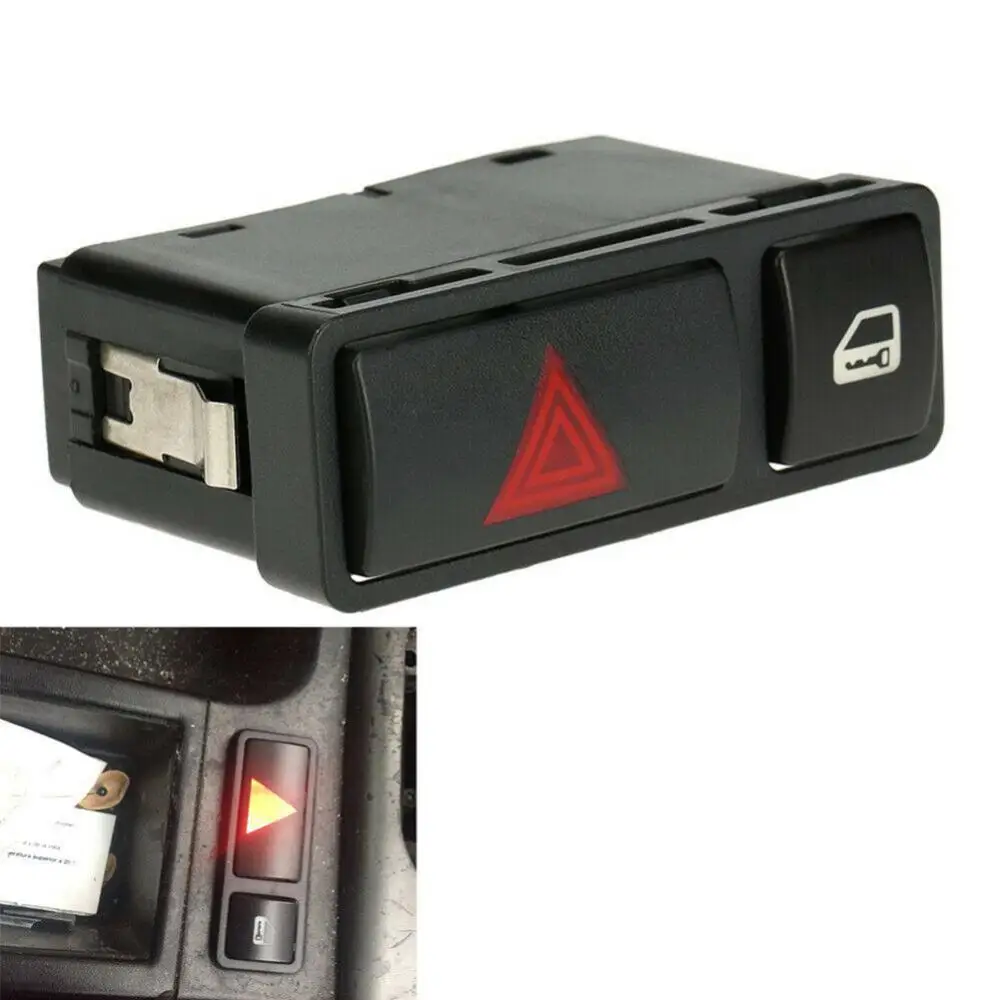 

Hazard Warning Emergency Light Flasher Switch for BMW E46 E53 E85 X5 Warning Scooter Electric Vehicle Modified Emergency Lamp