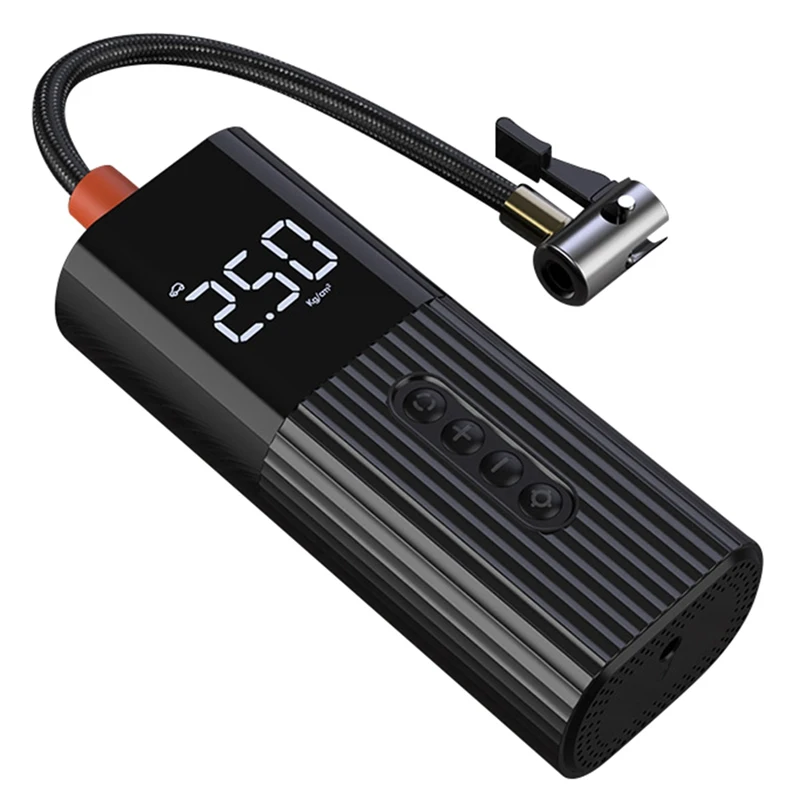 

Car Tire Air Inflator Tire Pump For Bicycle Motorcycle Mini Air Compressor HandHeld With LED light Digital LCD Display Portable