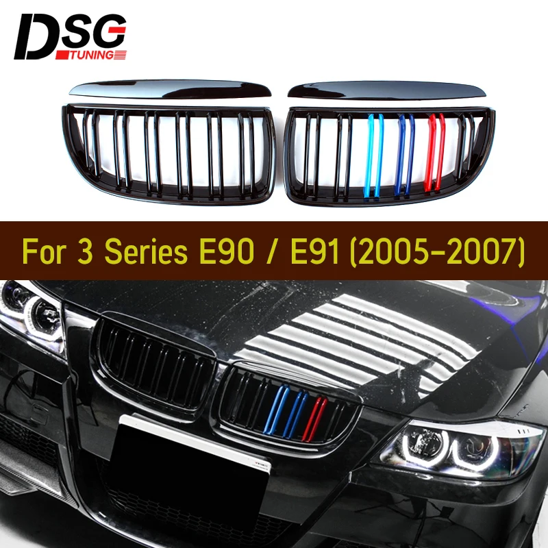 Передний бампер почек гриль для BMW 3 серии E90 E91 pre-LCI 2005-2007 ABS | Автомобили и