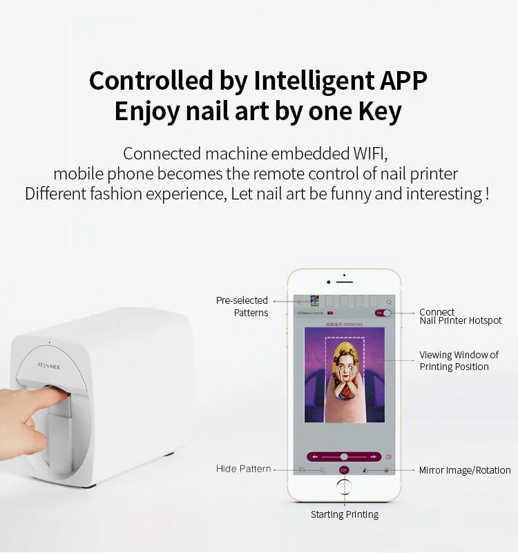 

Automatic 3D Nail Art Printer with wireless artpro nail painting machine nail art printer free shipping