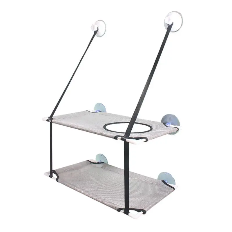 Двухслойный гамак для кошек, подстилка на окно, Флисовое одеяло и игрушка, дополнительная деталь