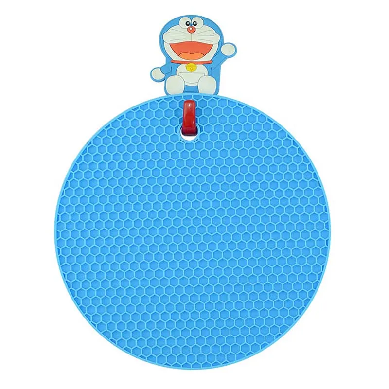 Многоразовые круглые толстые силиконовые Нескользящие термостойкие салфетки