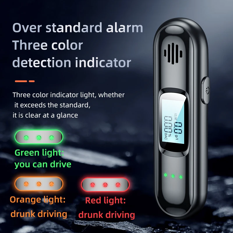 

T01 Personal Breathalyzer Non-Contact Digital Alcohol Tester High Accuracy Alcohol Breath Tester With Digital Display Screen new