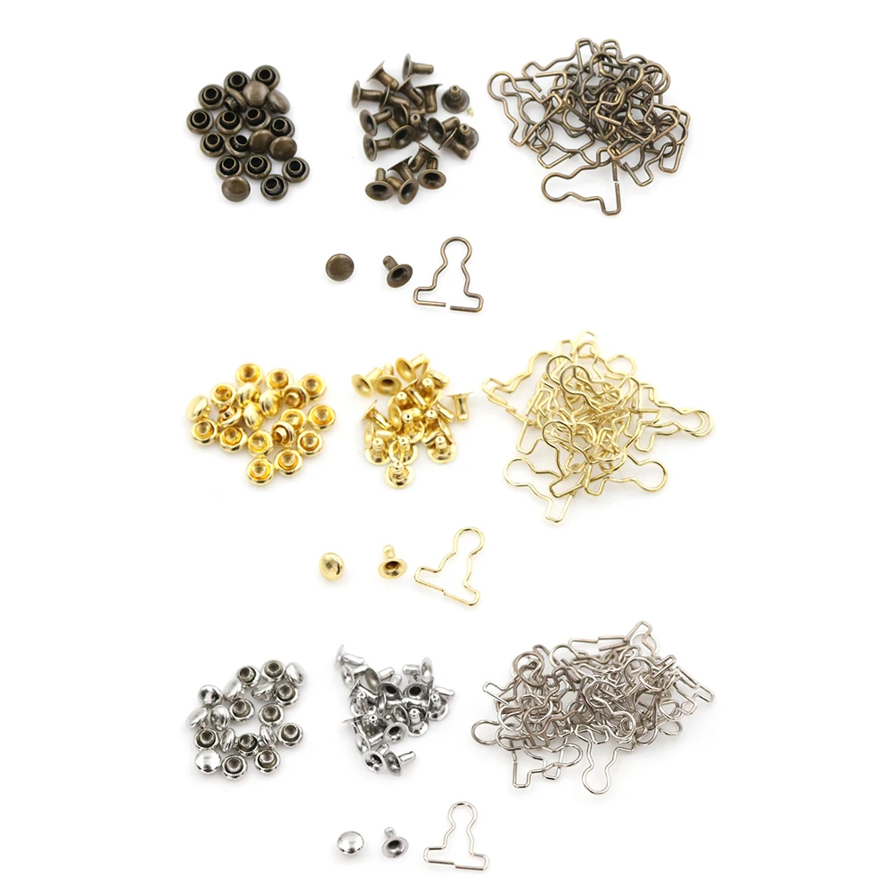 

20/40Sets Mini 9mm Doll Clothes DIY Metal Buckle Fit For 1/6 Mini Girls Doll Accessories