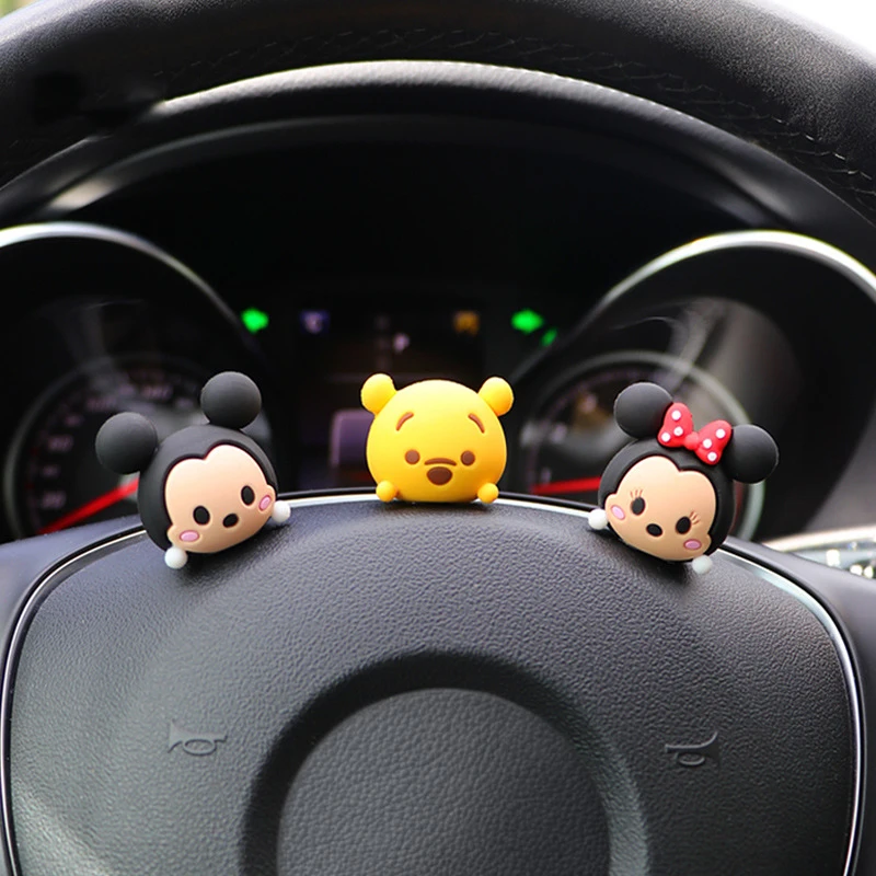 Милые украшения для салона автомобиля 6 шт. милая кукла Минни Микки украшение