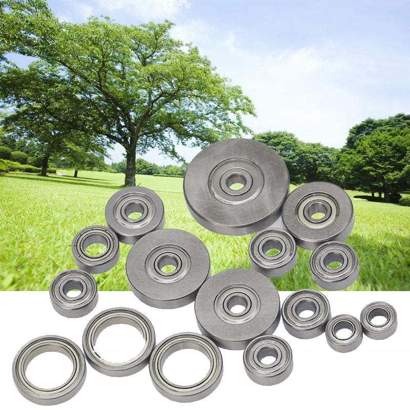 

Router Bits Bearing And Stop Ring Set For 1/4" 1/2" Planer Part Accessories Tool