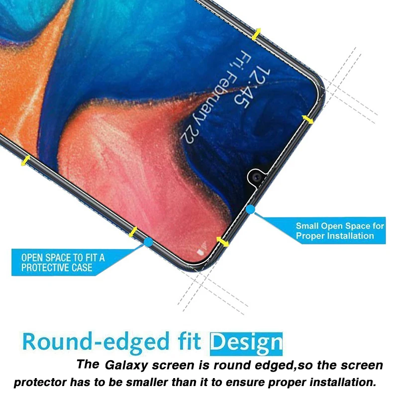 3 шт Защитное стекло для samsung Galaxy A50 A70 A80 A20e A30 A40 A10 Закаленное стекло протектор экрана для samsung M20 M30 m30s