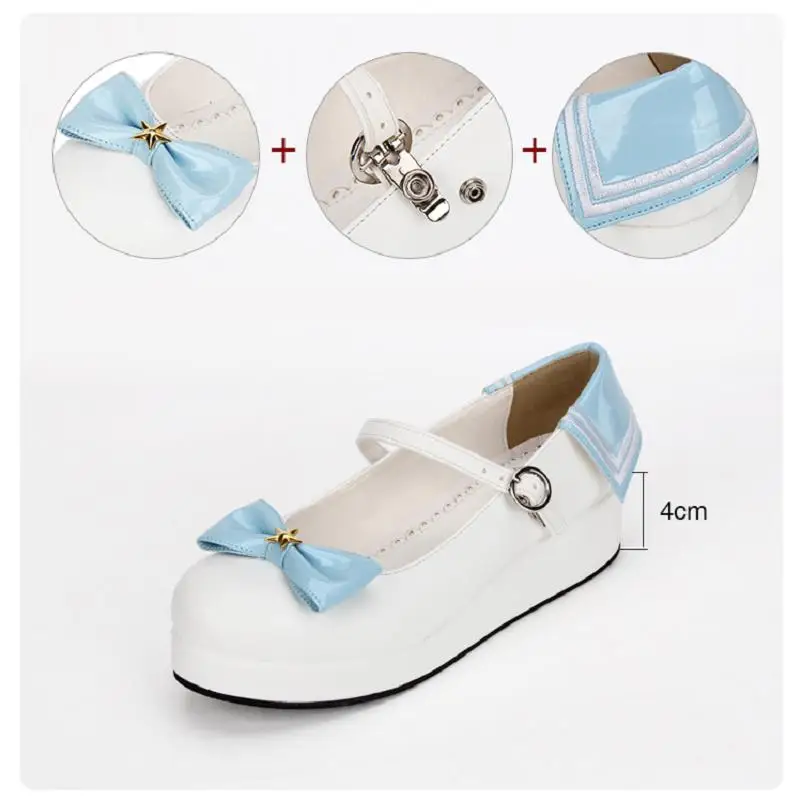 

High-Q Unisex Japan Anime Lolita Girls Student Uniform Shoes