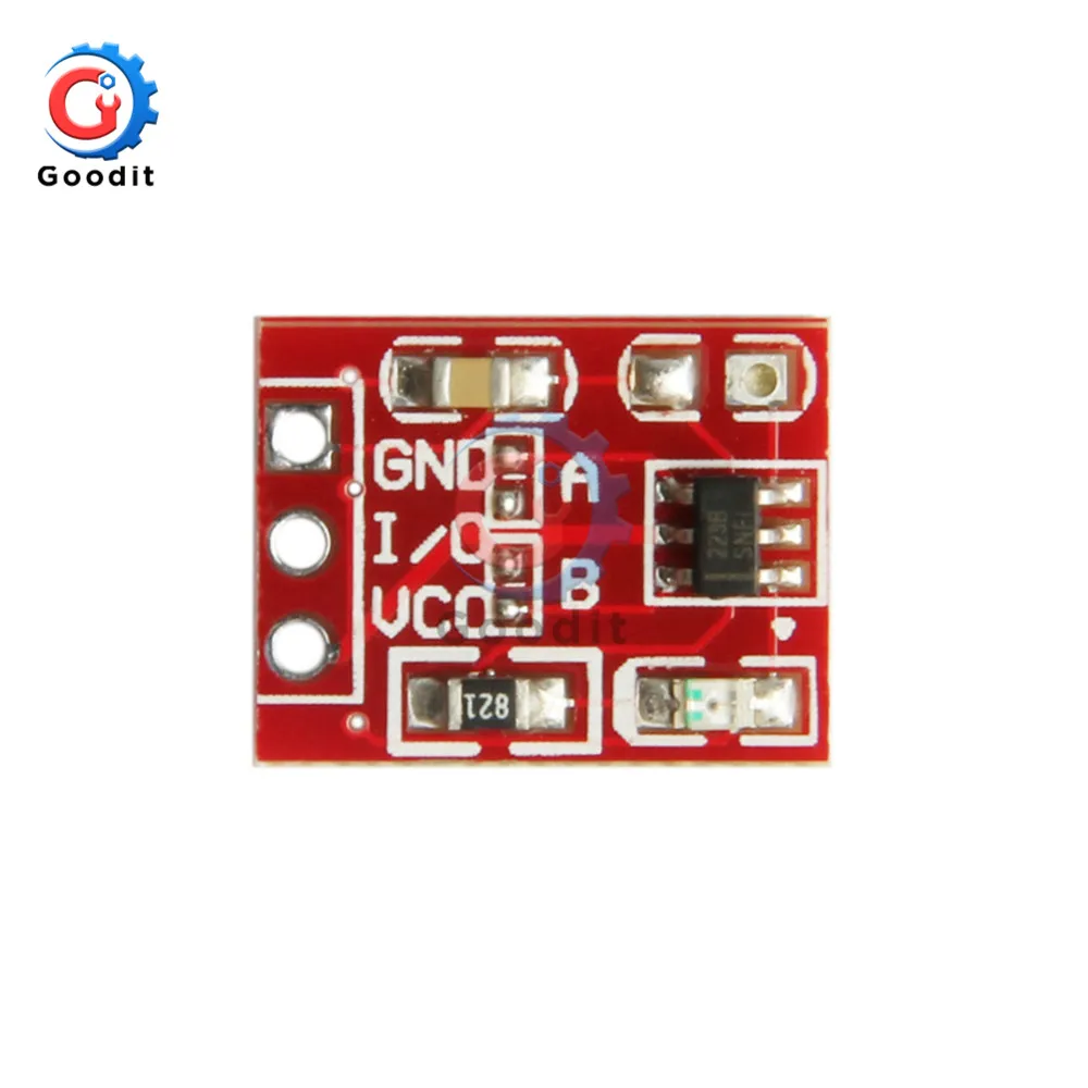 Сенсорный модуль переключателя TTP223 5 шт. сенсорная кнопка емкостные