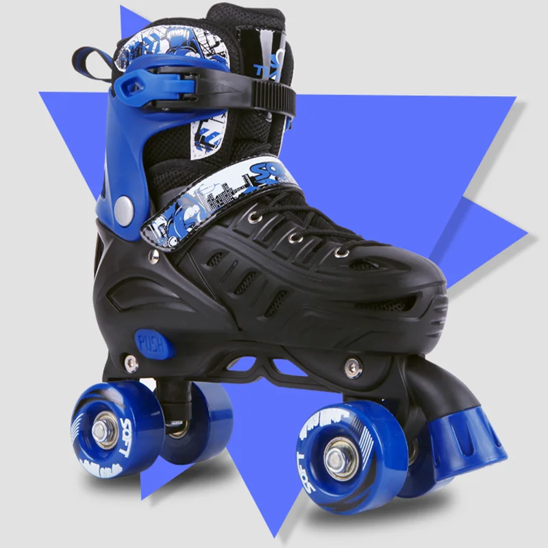 Роликовые коньки для взрослых двухрядные роликовые детей начинающих|Обувь