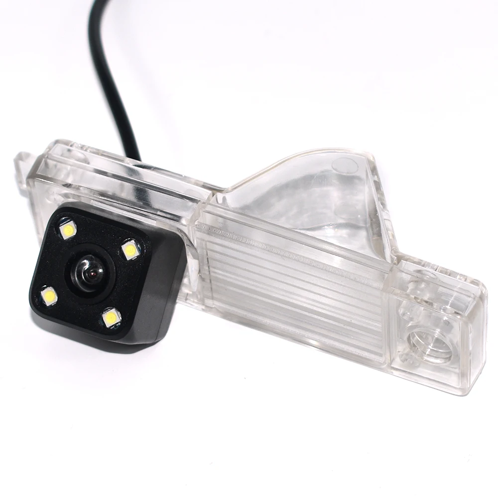 4-LED ZJCGO Автомобильная камера заднего вида для парковки ночного видения для Toyota Highlander Kluger RAV4 Vanguard Harrier XU10 XU20 - Название цвета: 4-LED