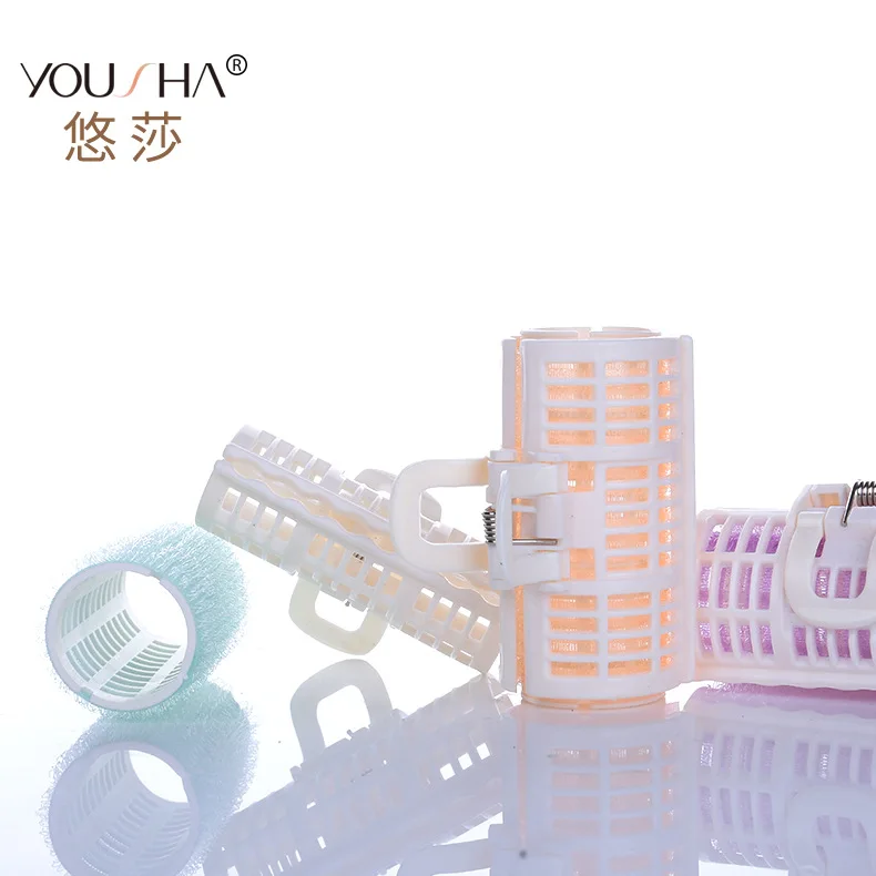 6 шт. пластиковые бигуди для завивки волос на липучке |