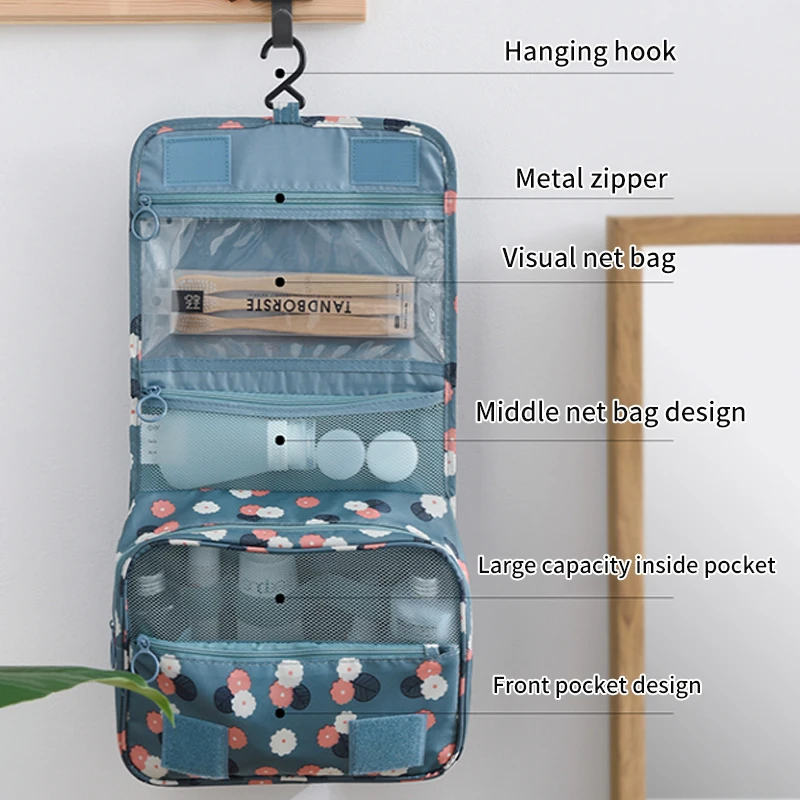 

waterproof travel hanging cosmetic bag Man Toiletry Bag Women Cosmetic Organizer Pouch Hanging Wash Bags Portable storage bag