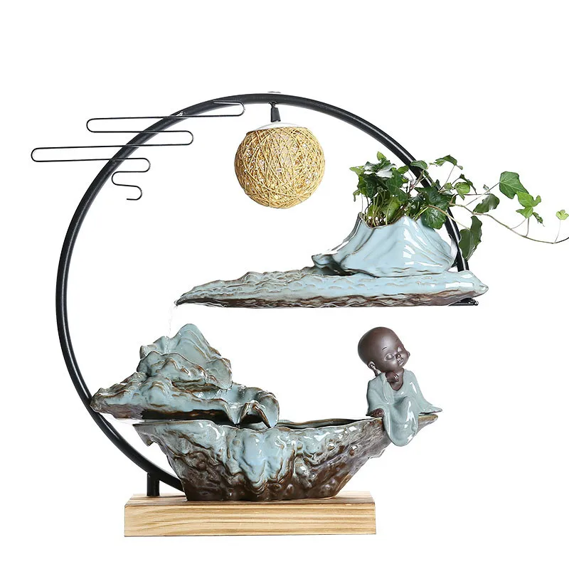 

Оригинальное украшение для фонтана с водой, ароматерапия, офисная мебель, атомайзер удачи, увлажнитель воздуха для гостиной, кабинета, укра...