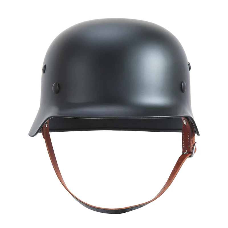 

M35 Steel Helmet WW2 Repro German Grey Military Safety Helmet With Chin Strap