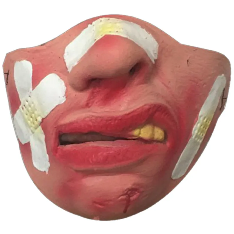 B резиновая маска животного латексная для лица вечерние танцевальные забавные