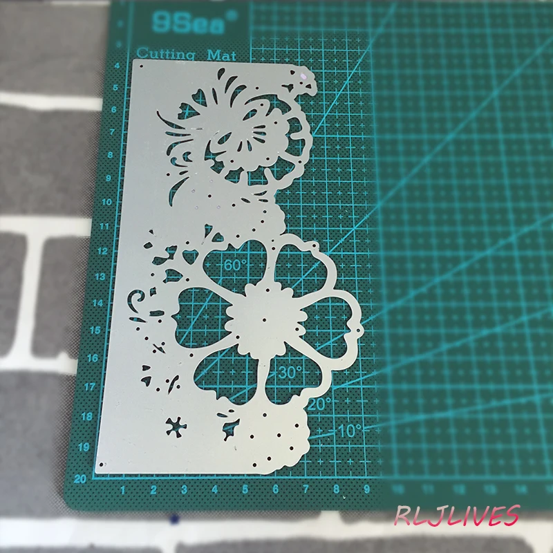 Металлические Вырубные штампы с кружевными цветами трафареты для рукоделия