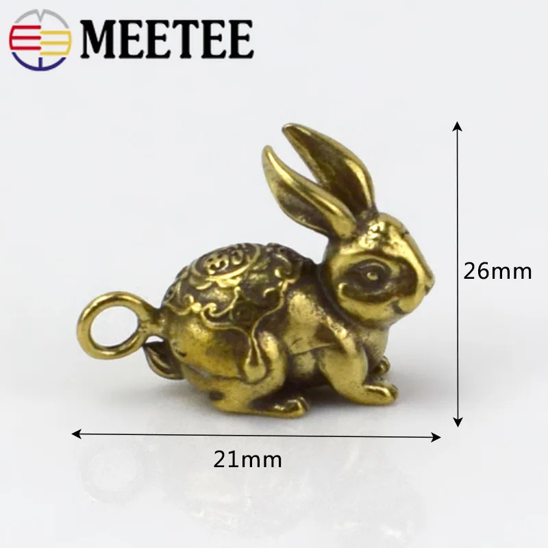 Meetee 1 шт./2 шт. 26x21мм Чистая латунь Висячие пряжки брелок кулон DIY ручное