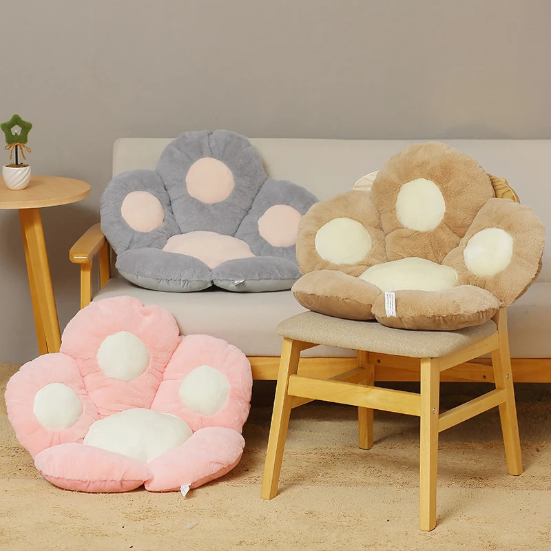 

New 65cm Kawaii Cat Paw Plush Toys Cute Soft Stuffed Plush Cushion Chair Sofa Butt Pad For Home Room Decoration Office Nap Dolls
