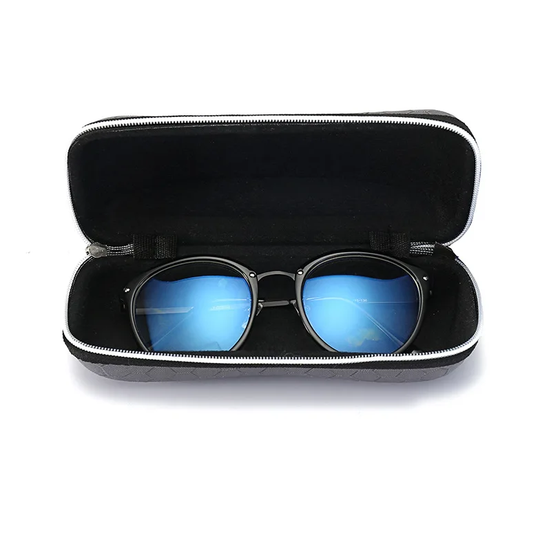 Простой Высококачественный цветной Чехол для очков женщин коробка с ремешком