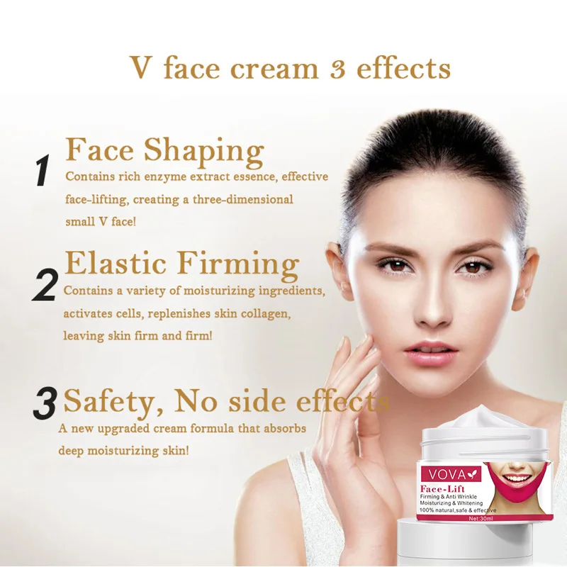 

30ml Slimming Face Cream 3D Facial Lifting Firm Skin Care Firming powerful V-Line Beauty Creams Moisturizing Cosmetics