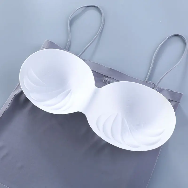 

Strapless Women Sexy Soft Tube Top Female Sling Bra No Steel Ring Underwear Girls Lingerie with Removable Chest Pad Bandeau