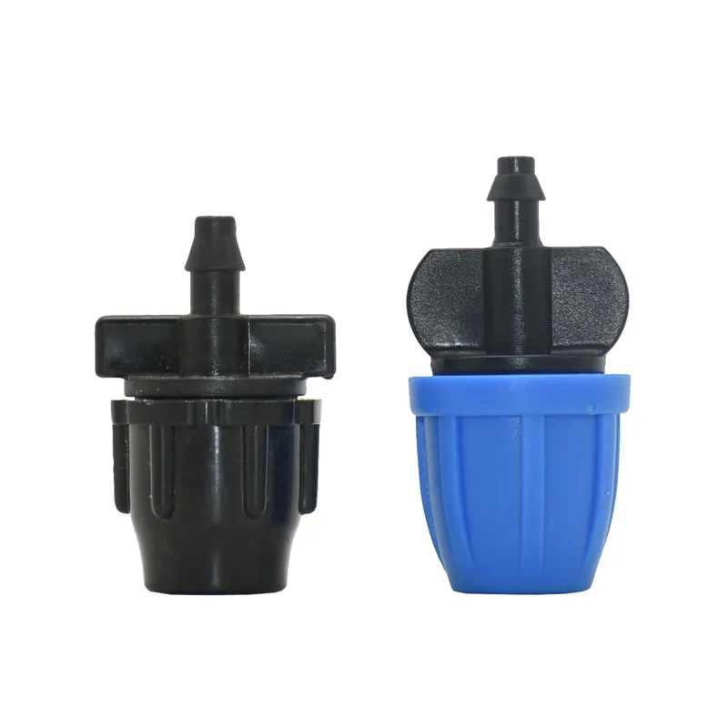 

8/11 to 4/7 Hose Reducing Barb Connector With Lock Nut 3/8 To 1/4 Drip Irrigation Reducer Straight Connector 100 Pcs