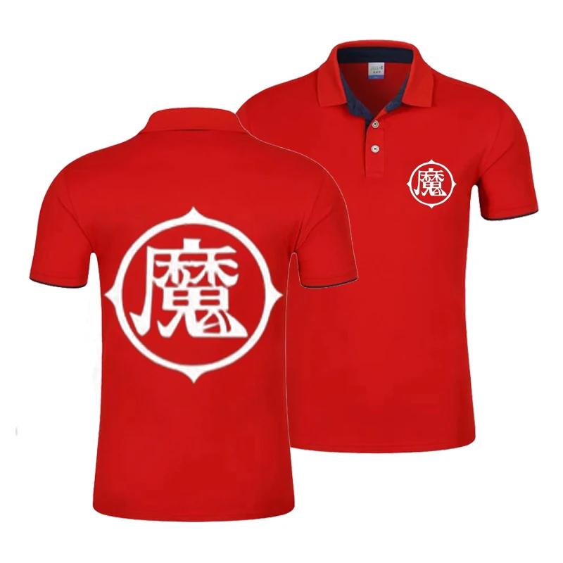 Мужская белая рубашка поло на заказ сублимационная дизайнерская вышивка