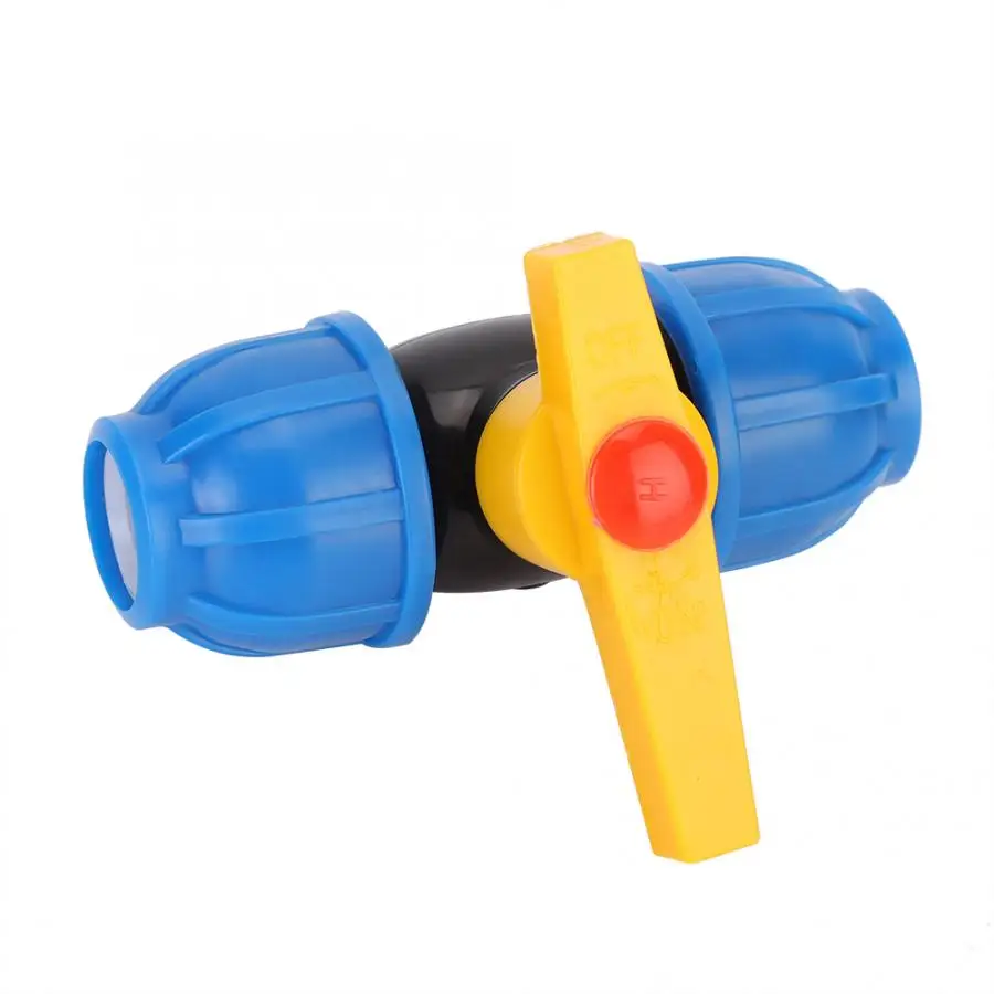 Шаровой клапан 5 шт. PE водопроводные трубы соединительные фитинги шаровой для