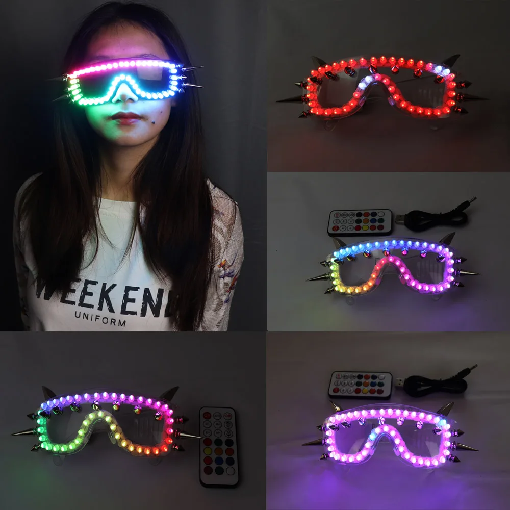 Pixel Smart LED очки полноцветные лазерные с прокладками интенсивные разноцветные ed 350