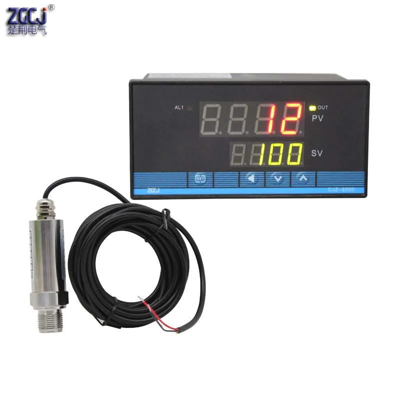 1set 1m -15m Integral Liquid Oil Water Level Sensor Probe Transmitter Detect with water level Controller Float Switch Alarm Pump