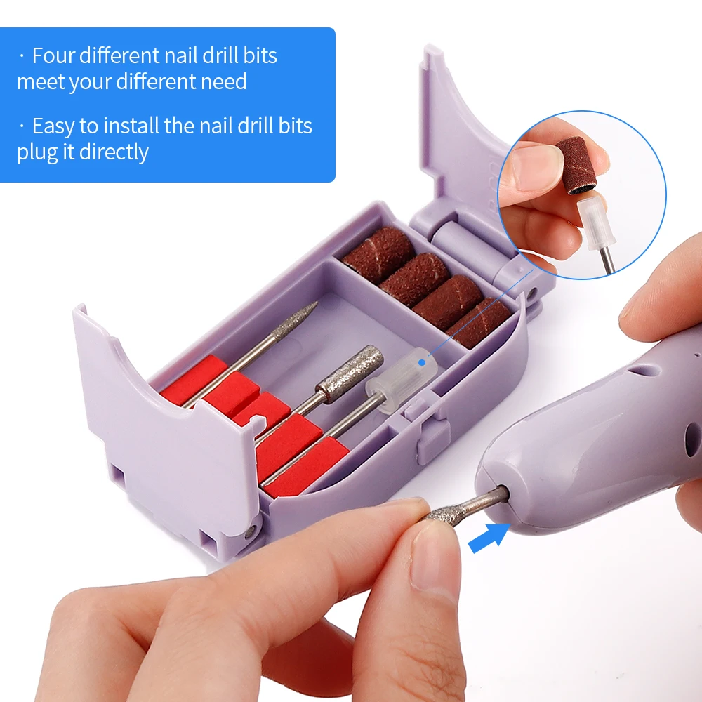 

25000 RPM Professional Electric Nail Drill File Bit Machine Manicure Kit Pro Salon Home Nail Tools Set Pedicure Machine