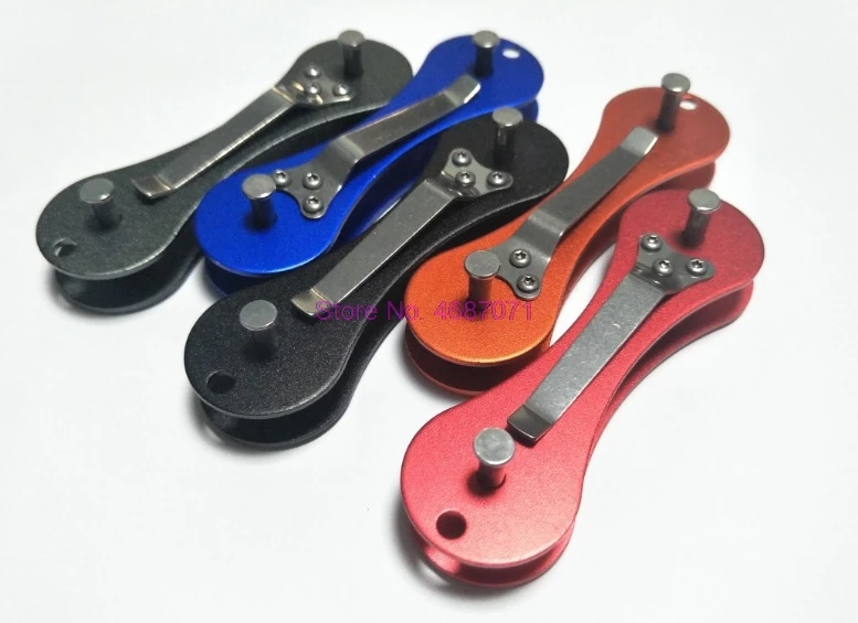 Доставка DHL 500 шт. новинка унисекс алюминиевый умный держатель для ключей