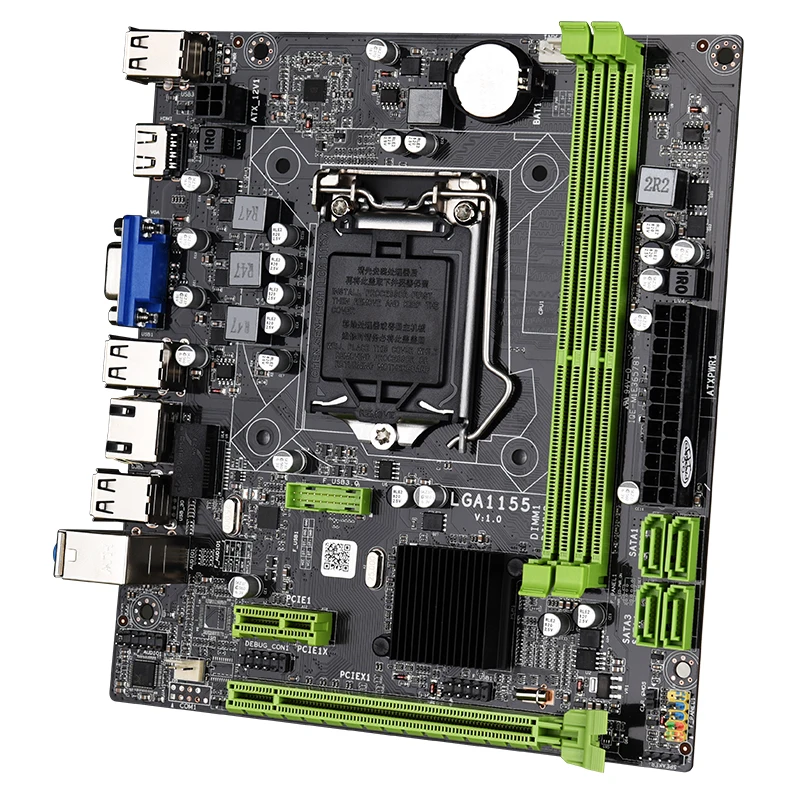 Материнская плата H61 с процессором I5 1155 LGA 2500 8 ГБ макс. 1600 МГц | Компьютеры и офис