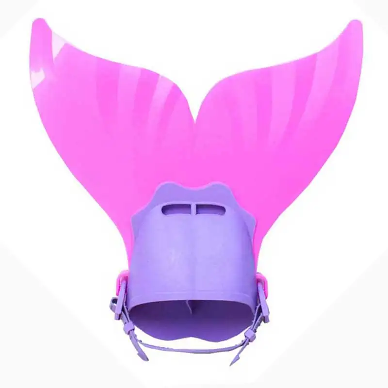PInk Красивый купальный костюм Русалочки, Моноласты, хвосты для купания для маленьких девочек; костюм для плавания купальник Русалка костюмы детское бикини костюм - Цвет: PInk