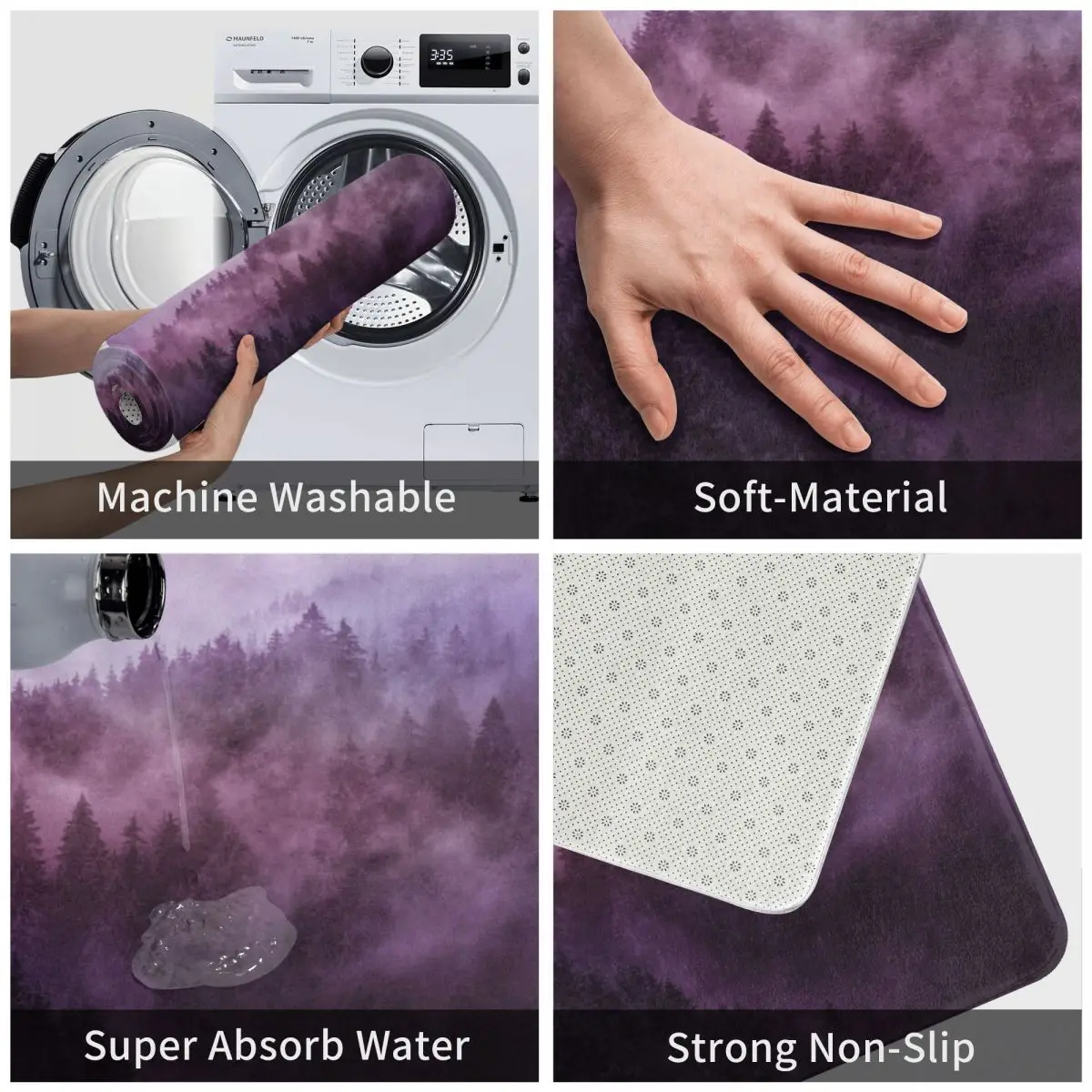 Извините я потерялся откидной настенный коврик ковер из полиэстера