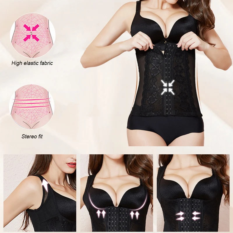 New Breasted Body Waist Shaper Girdle Shapewear Corset Breast Lift Tummy Control for Women MV66 | Женская одежда