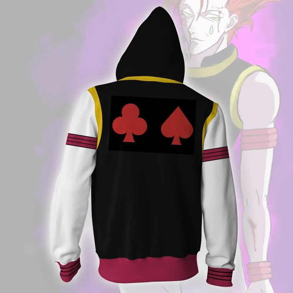 Толстовка для косплея хисоки Cos School Hunter X куртка с капюшоном мужчин и женщин