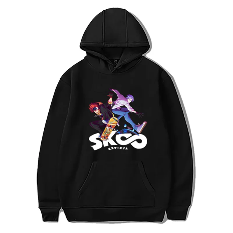 Harajuku SK8 the Infinity Unisex Hoodies Japanese Anime SK8 the Infinity Printed Men's Hoodie Streetwear Casual Sweatshirts