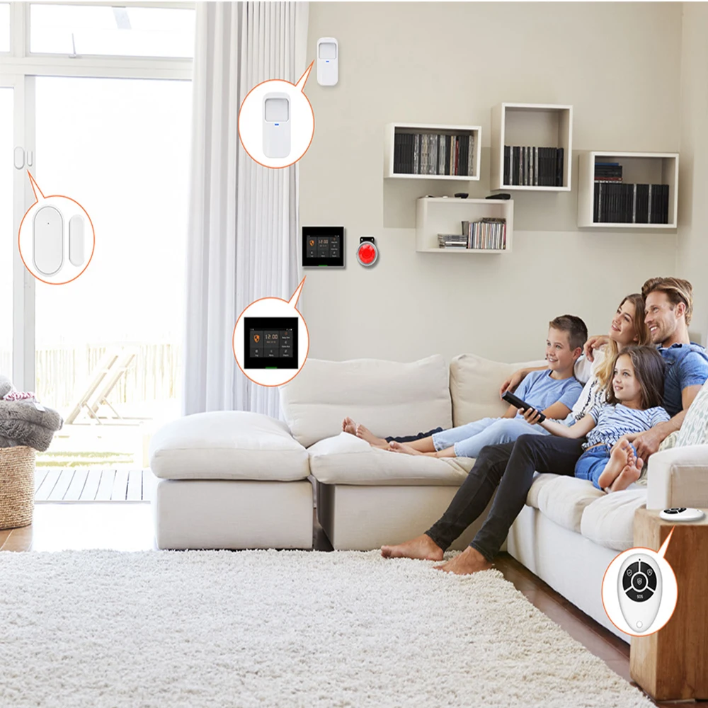Беспроводная система охранной сигнализации Staniot с Wi-Fi 21 комплект 433 МГц Google Home