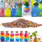 Около 100 шт.лот образные гидрогелевые кристаллы почвы водные бусины Био гель грязь растут Волшебные желе шарики орбиз для свадьбы дома Пасхи Декор