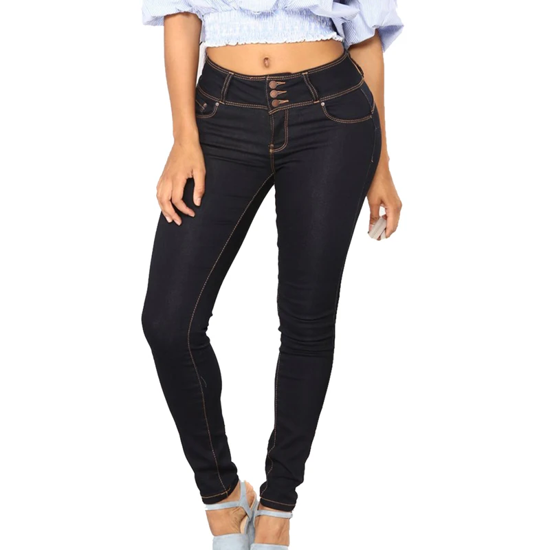 Loozykit женские Стрейчевые узкие джинсы Ретро стиль повседневные большой размер