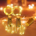 2 м 20 светодиодов светильники в форме винных бутылок с медной проволокой в форме пробки гибкие гирлянды для свадебной вечеринки рождественские украшения