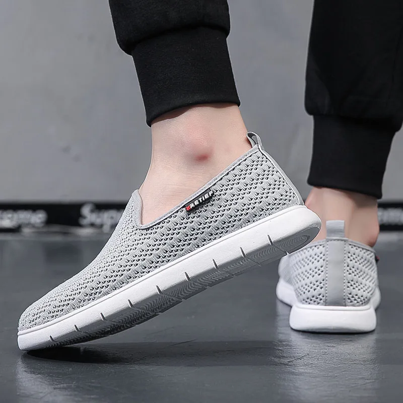 

Men Loafers Casual Summer Sneakers Shoes Fashion Slip On Driving Shoes Soft Moccasins Holes Comfortable Lightweight Mens Flats